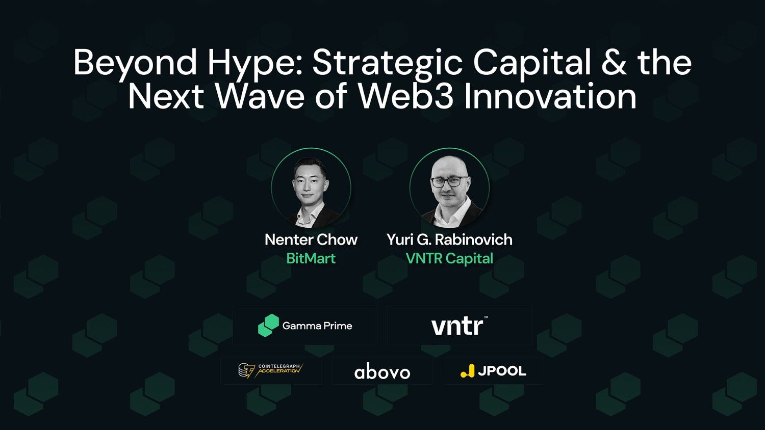 Gamma Prime Investor Forum | Strategic Capital & the Next Wave of Web3 Innovation w/ Nenter Chow