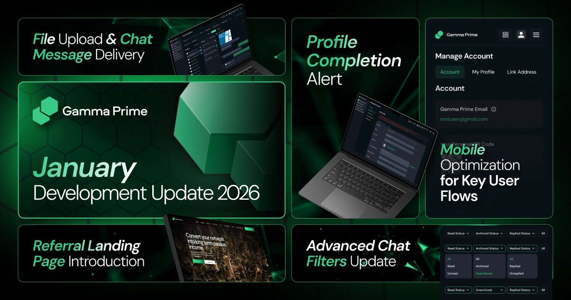 Tokenized Capital Summit 2026 Hong Kong, Advanced Chat Filters Update, Referral Landing Page Introduction and More! – January Development Update 2026