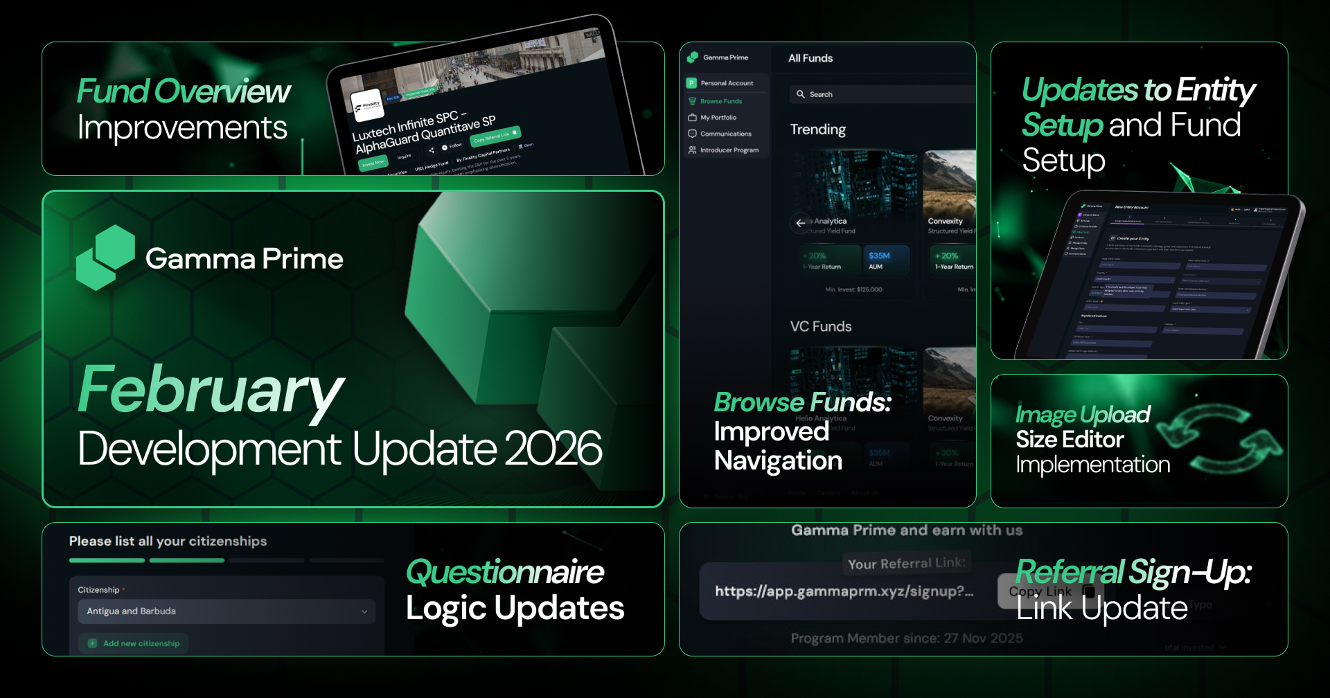 Tokenized Summit 2026 Hong Kong, Updates to Entity Setup and Fund Setup, Image Upload Editor Implementation and More!  – February Development Update 2026