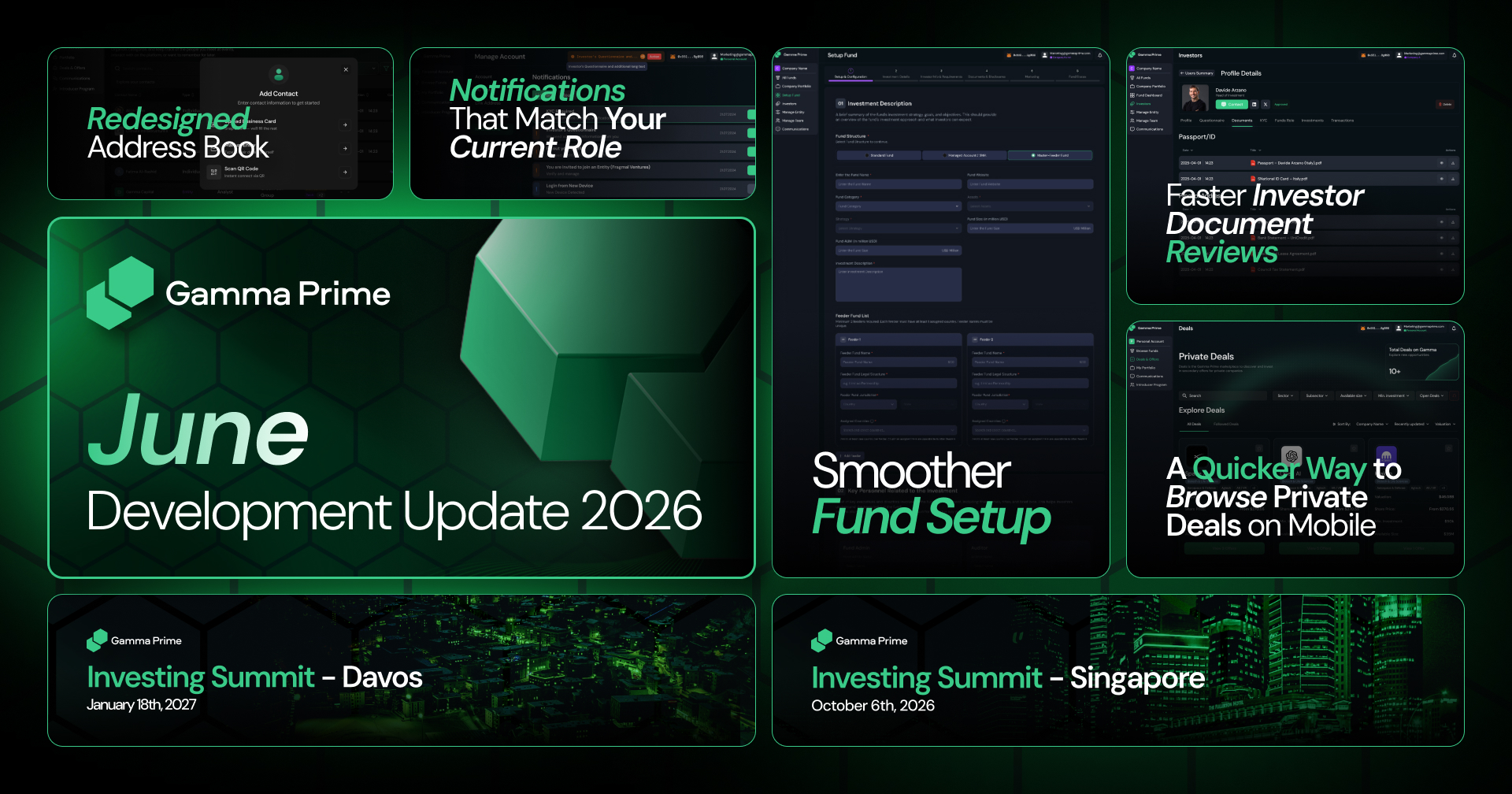 Redesigned Address Book, Role-Aware Notifications, Smoother Fund Setup and More! – June Development Update 2026